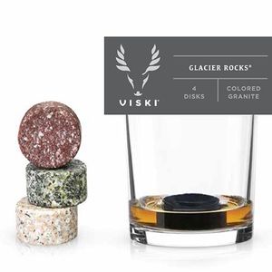 NIB Viski Glacier Rocks colored granite stones